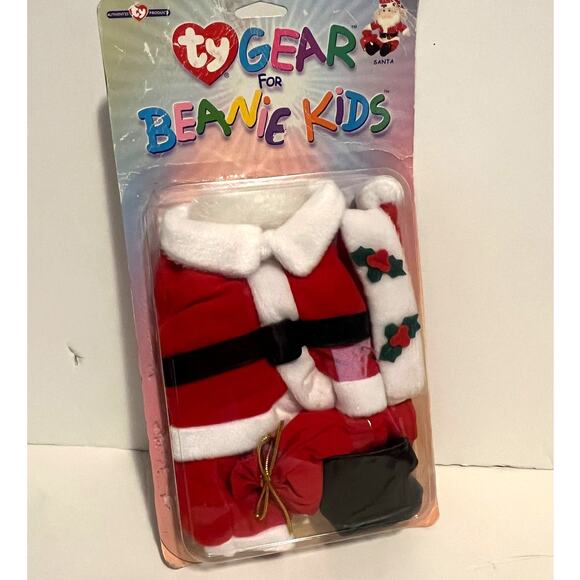 TY Gear For Beanie Kids Santa Clause Costume NIB - Picture 1 of 2